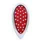 United Pacific 38-39 Ford Car Tail Light With Chrome Flush Mount Bezel - FTL383907