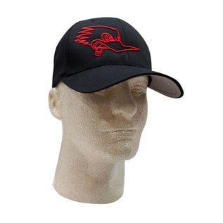 Clay Smith Cams Mr. Horsepower Black Hat with Red Outline Logo
