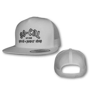 So-Cal Speed Shop Script Snap Back Hat - Red, White or Navy