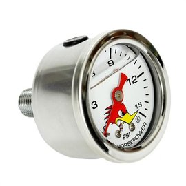 Clay Smith Cams Clay Smith Cam Fuel Pressure Gauge - White Face - 318-2015