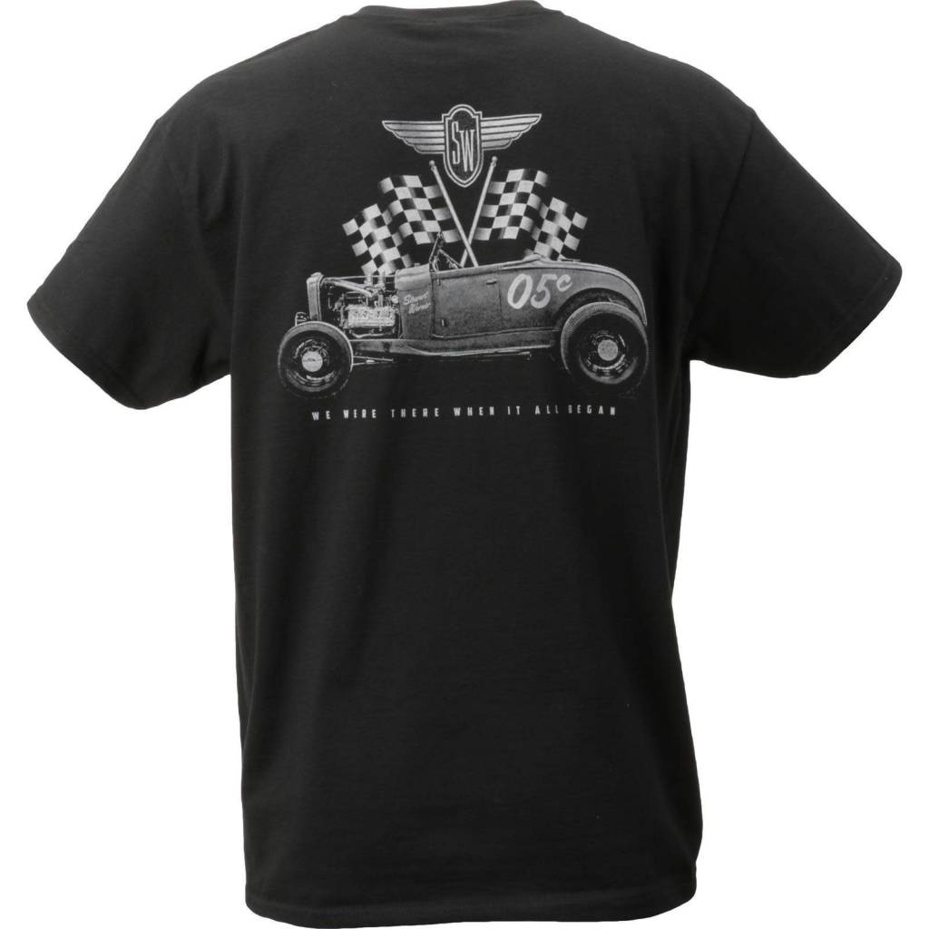 SW Racing Flags T-Shirt - Affordable Street Rods