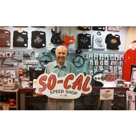 So-Cal Speed Shop Garage Sign - So-Cal Large Tin Script