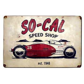 So-Cal Speed Shop Garage Sign - SO-CAL Belly Tank