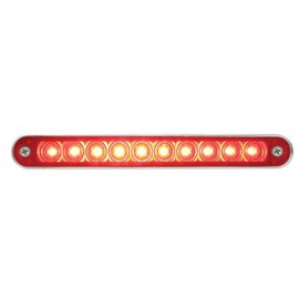 United Pacific 10 LED 6 1/2" Stop, Turn & Tail Light Bar w/ Bezel - 37638