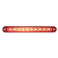 United Pacific 10 LED 6 1/2" Stop, Turn & Tail Light Bar w/ Bezel - 37638