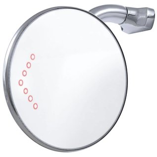 United Pacific 4" Peep Mirror w/LED turn - #C5001-LED