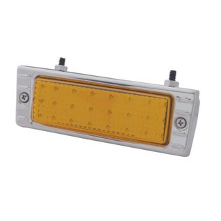 United Pacific 47 - 53 Chevy Truck LED Park light Assembly - Amber - Stainless - CPL4753A-AS