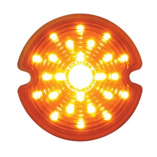 United Pacific 53-62 Corvette LED Park light Lens - Amber - CPL5362A