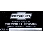 Roadster Pilot A1 Chevrolet Vin Tag- One Line