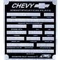 Roadster Pilot A7 Vin Tag - Chevy ID Plate