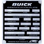 Affordable Street Rods A8 Vin Tag - Buick ID Plate