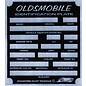 Roadster Pilot A9 Vin Tag - Oldsmobile ID Plate