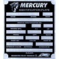 Roadster Pilot C8 Vin Tag - Mercury ID Plate