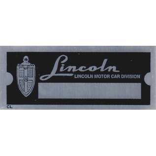 Roadster Pilot D1 Vin Tag - Lincoln (1 Line)