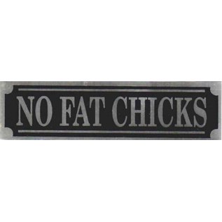 Roadster Pilot E5 Vin Tag - No Fat Chicks