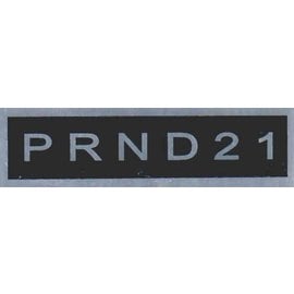 Roadster Pilot E7 Vin Tag - PRND21