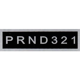 Roadster Pilot E8 Vin Tag - PRND321
