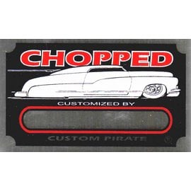 Roadster Pilot G3 Vin Tag - Chopped Custom Plate