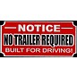 Roadster Pilot I9 Vin Tag - Notice No Trailer Required