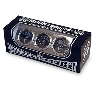 Mooneyes Mooneyes 3 Gauge Set - Under Dash - MPG5030
