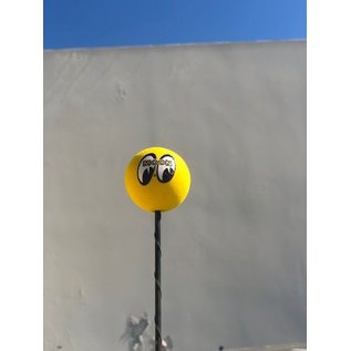 Mooneyes Antenna Topper - Moon Ball - Yellow - MG015Y