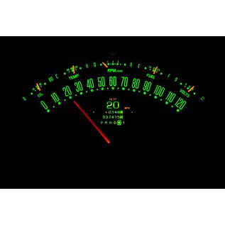 Dakota Digital 55-56 Chevy Car RTX Instruments - RTX-55C-X