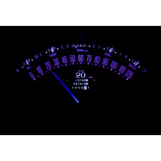 Dakota Digital 55-56 Chevy Car RTX Instruments - RTX-55C-X