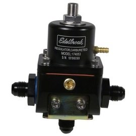 Fuel Pressure Gauge 0-100 PSI With 6AN Adapter - Glycerin Filled, 1/8 NPT Back Mount, Black Dial
