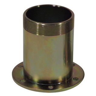 Tanks, Inc. 2-1/4" OD X 2" Tall Threaded Neck w/ 3-1/4" Mounting Flange - 2FTN