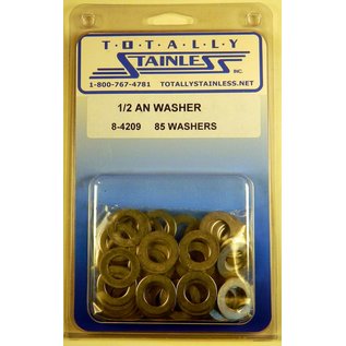Totally Stainless 1/2" AN Stainless Flat Washers