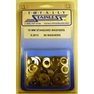 Totally Stainless 10MM Stainless Standard Flat Washers