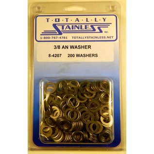 Totally Stainless 3/8" AN Stainless Flat Washers - 8-4207
