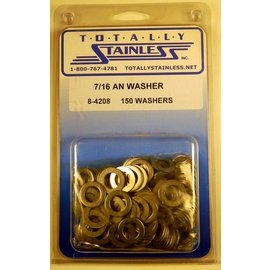 Totally Stainless 7/16" AN Stainless Flat Washers - 8-4208