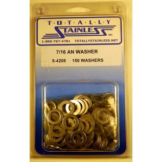 Totally Stainless 7/16" AN Stainless Flat Washers - 8-4208