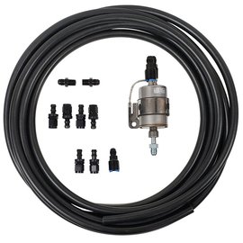 Tanks, Inc. LS Fuel Line & Regulator Kit w/ 2x 45° Fittings - LS-LINE-KIT45