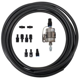 Tanks, Inc. LS Fuel Line & Regulator Kit w/ 2x 45° Fittings - LS-LINE-KIT45