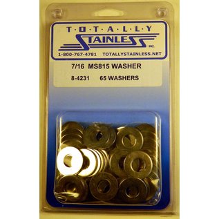 Totally Stainless 7/16" Stainless MS815 Flat Washers - 8-4231