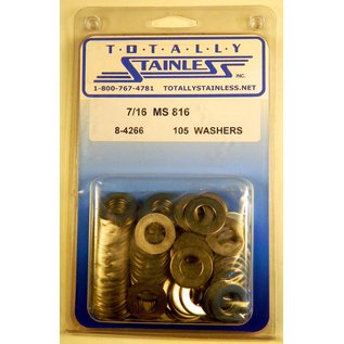 Totally Stainless 7/16" Stainless MS816 Flat Washers - 8-4266
