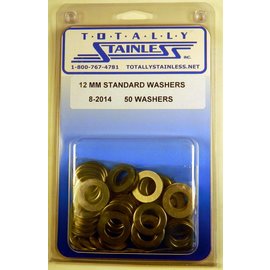 Totally Stainless 1/2 (12MM) Stainless Standard Flat Washers