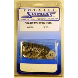 Totally Stainless Totally Stainless 5/16" Stainless Heavy Flat Washers - 8-0525
