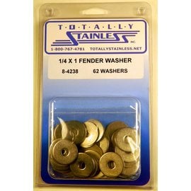 Totally Stainless 1/4 x 1 Stainless Fender Washers