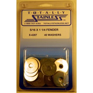 Totally Stainless 5/16" x 1-1/4" Stainless Fender Washers - 8-4287