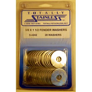 Totally Stainless 3/8" x 1-1/2" Stainless Fender Washer - 8-4242