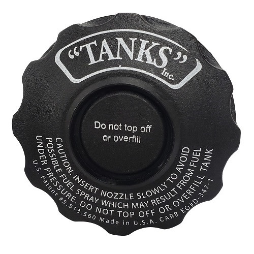 "Tank's" Type Push Thru Gas Cap PTC Affordable Street Rods