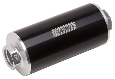 10 Micron Billet Fuel Filter Kit w/ Clamp & -6AN Fittings - R649250-KIT -  Affordable Street Rods