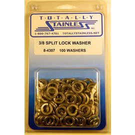 Totally Stainless Totally Stainless 3/8 Stainless Split Lock Washers - 8-4307