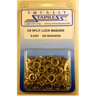 Totally Stainless 3/8" Stainless Split Lock Washers - 8-4307