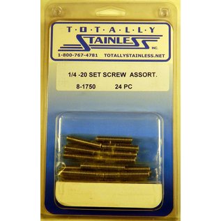 Totally Stainless 1/4-20 Stainless Set Screw Assortment