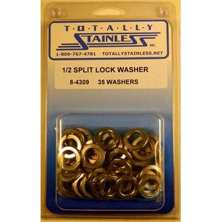 Totally Stainless 1/2" Stainless Split Lock Washers - 8-4309