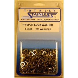 Totally Stainless Totally Stainless 1/4 Stainless Split Lock Washers - 8-4305
